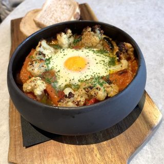 Baked Eggs at Porte Noire - on the new brunch menu