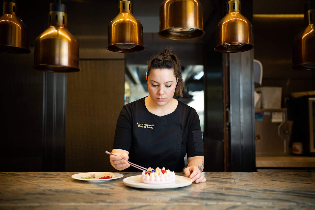 Executive pastry chef Leyre Pedrazuela at Shangri-La The Shard