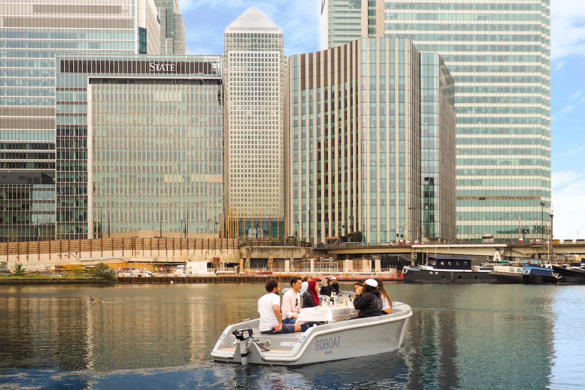 The Luxe List May - Grab your friends and set sail with a Go Boat in Canary Wharf, Kingston or Paddington!