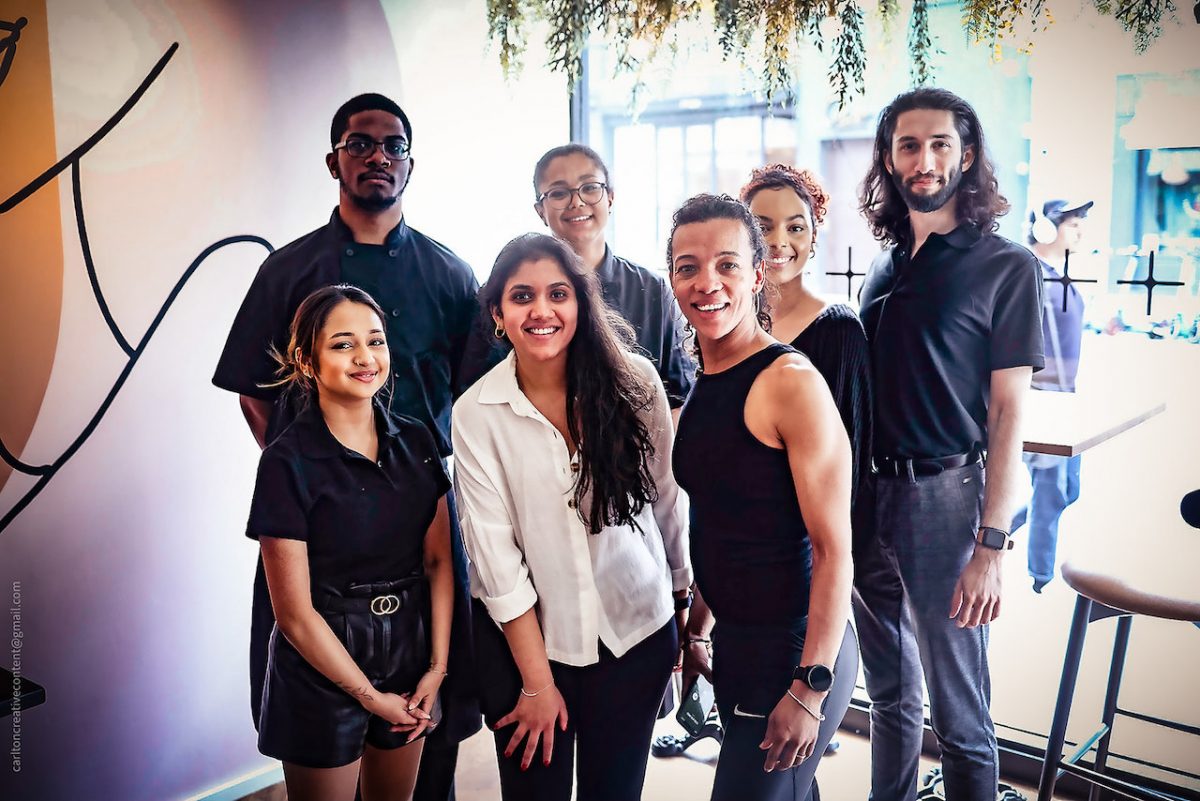 The warm and welcoming team at inclusive energy studio, Volonté - new to Brompton Road