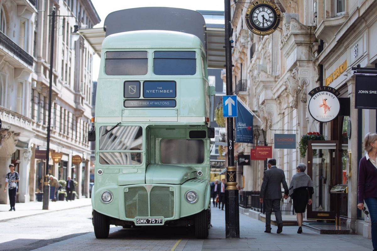 The Nyetimber Bus is headed for Wiltons at the end of the June!