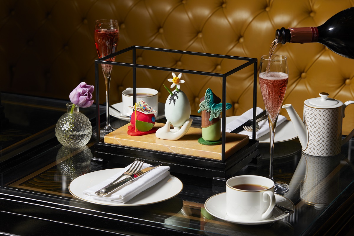 June's most luxe Afternoon Tea (NFTea) experience comes from this Dali inspired offering at Rosewood London's Mirror Room (Photo Credit: Patricia Niven)