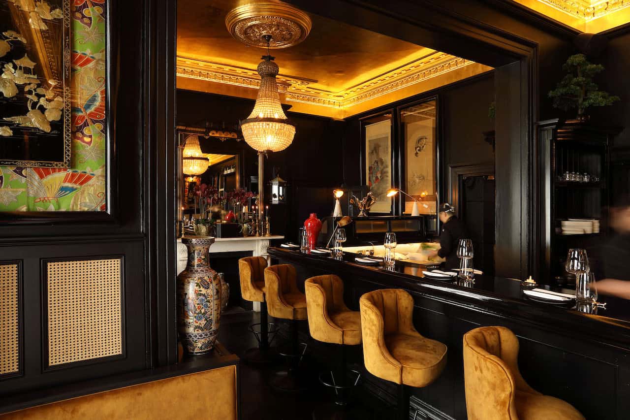 YOKU is No. 131's Japanese fine dining restaurant with a strict dress code and a cool clientele