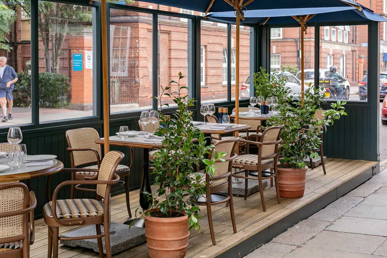 The brand new terrace at Le Petit BeefBar (Photo Credit: Justin DeSouza)