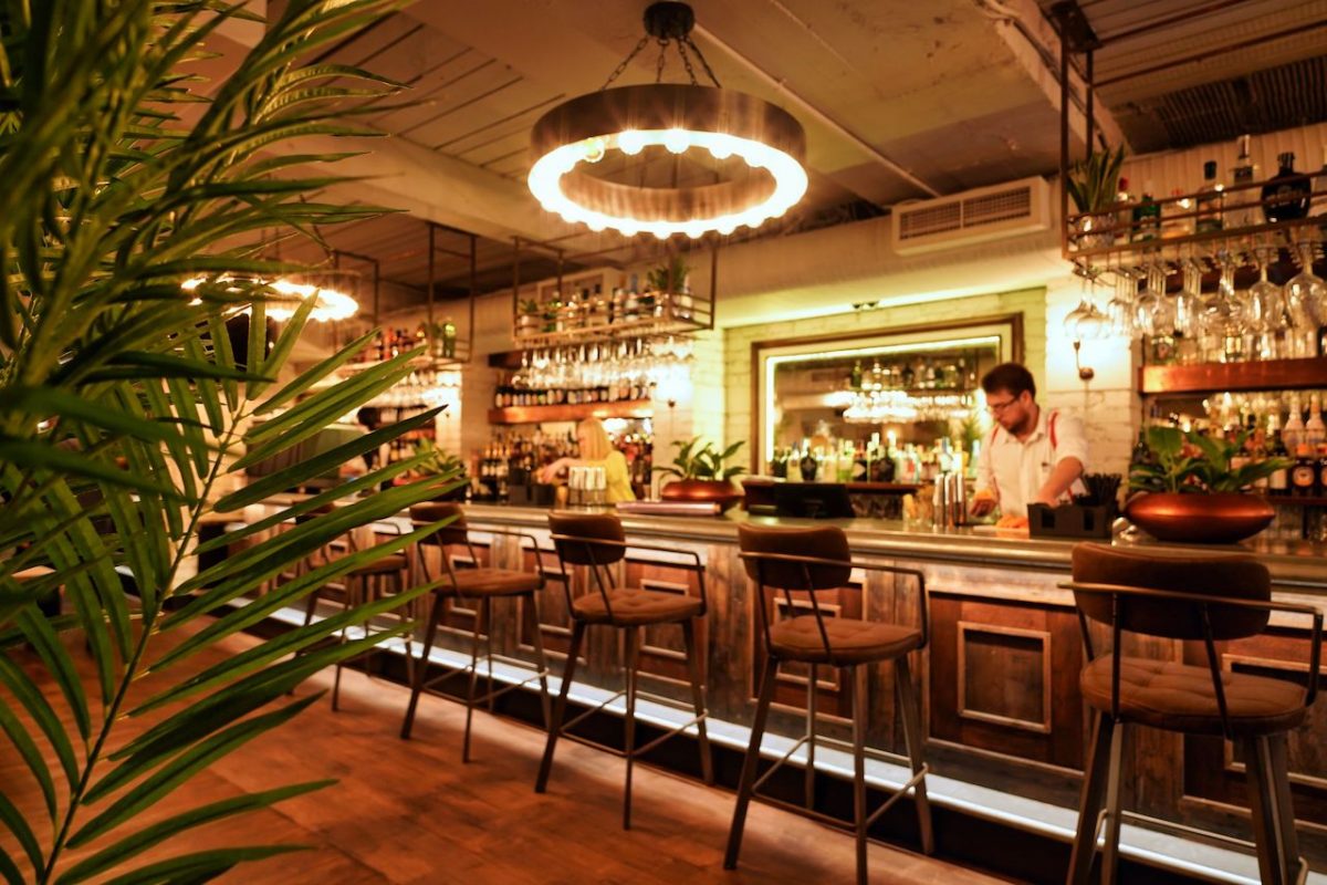 Mr White's Leicester Square offers up delicious Italian food and also has a dedicated gin bar!