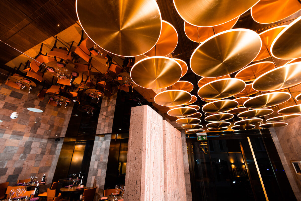 Lusin's stunning restaurant interiors