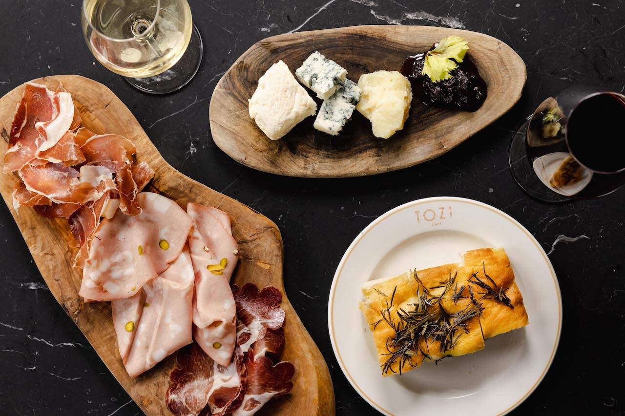 Cicchetti at TOZI Grand Cafe (J W Howard Photo)