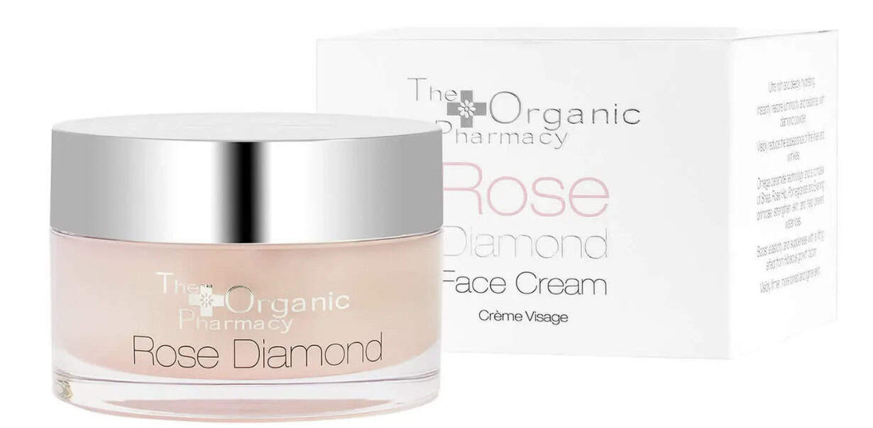 The Organic Pharmacy Rose Diamond Face Cream (£203) a luxurious and powerful cocktail of moisturising and hydrating ingredients