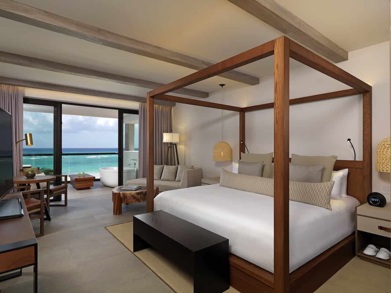 Modern interiors with rustic accents - rooms showcase the work of local artisans