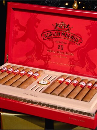 Special collection red box of Adrian Magnus XO Cognac infused cigars