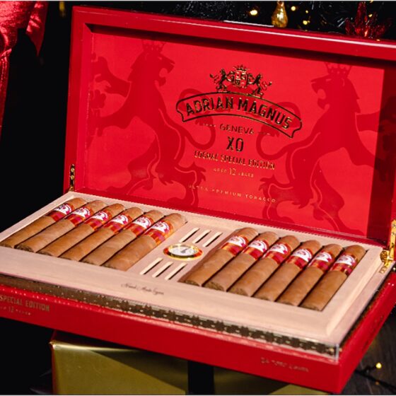 Special collection red box of Adrian Magnus XO Cognac infused cigars