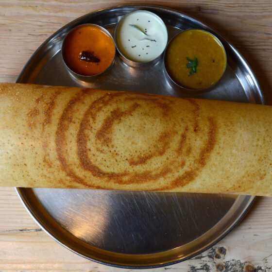 The dosa is an absolute must try if you are visiting Dosa Kitchen (photo credit: Mathen Ganesan)