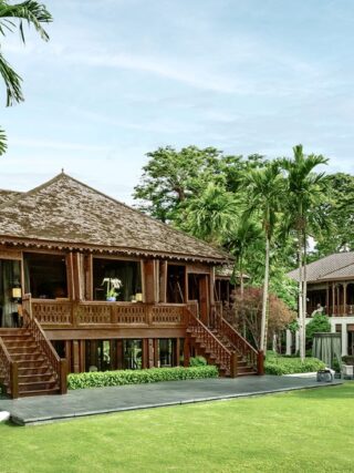 The stunning teak Lanna style house at 137 Pillars with an incredible history