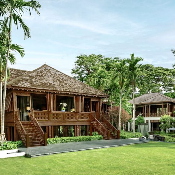 The stunning teak Lanna style house at 137 Pillars with an incredible history