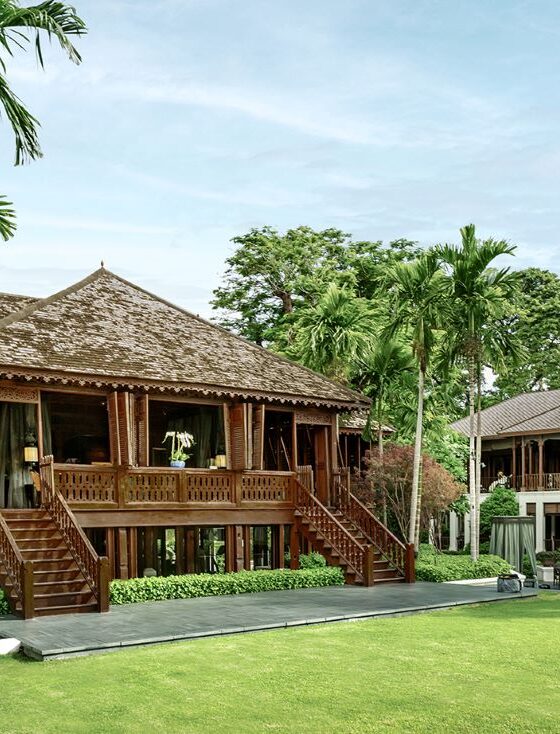 The stunning teak Lanna style house at 137 Pillars with an incredible history