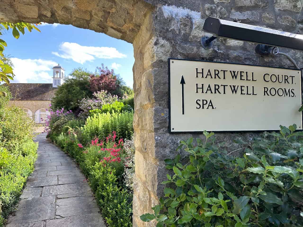 Be sure to explore the incredible gardens at Hartwell House - like a painting!