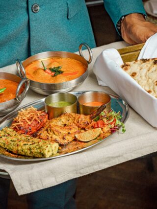 Brunch offering at Bombay Bustle