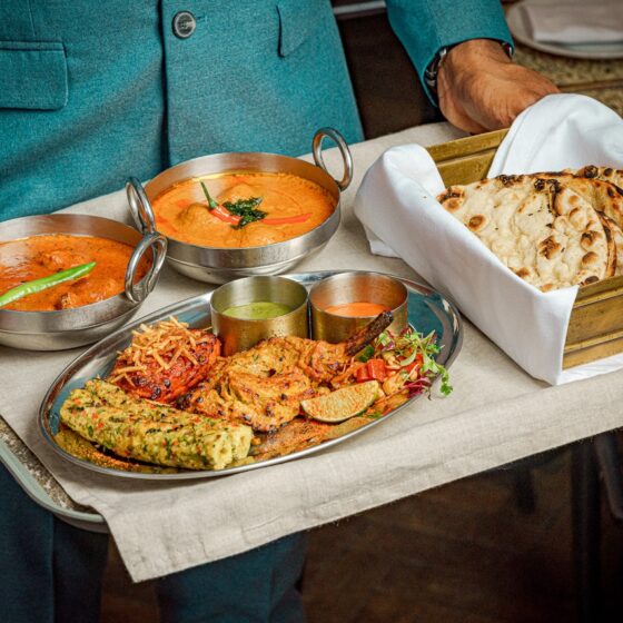 Brunch offering at Bombay Bustle