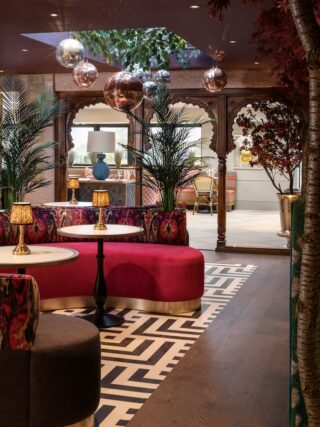 The incredible bar area at The Tempus designed by Jeffreys Interiors