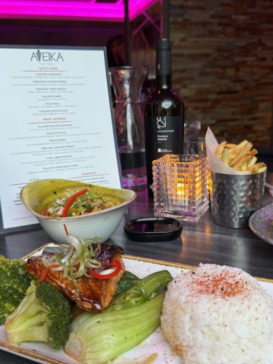 Aveika in Newcastle have launched a new two and three course menu which are excellent value