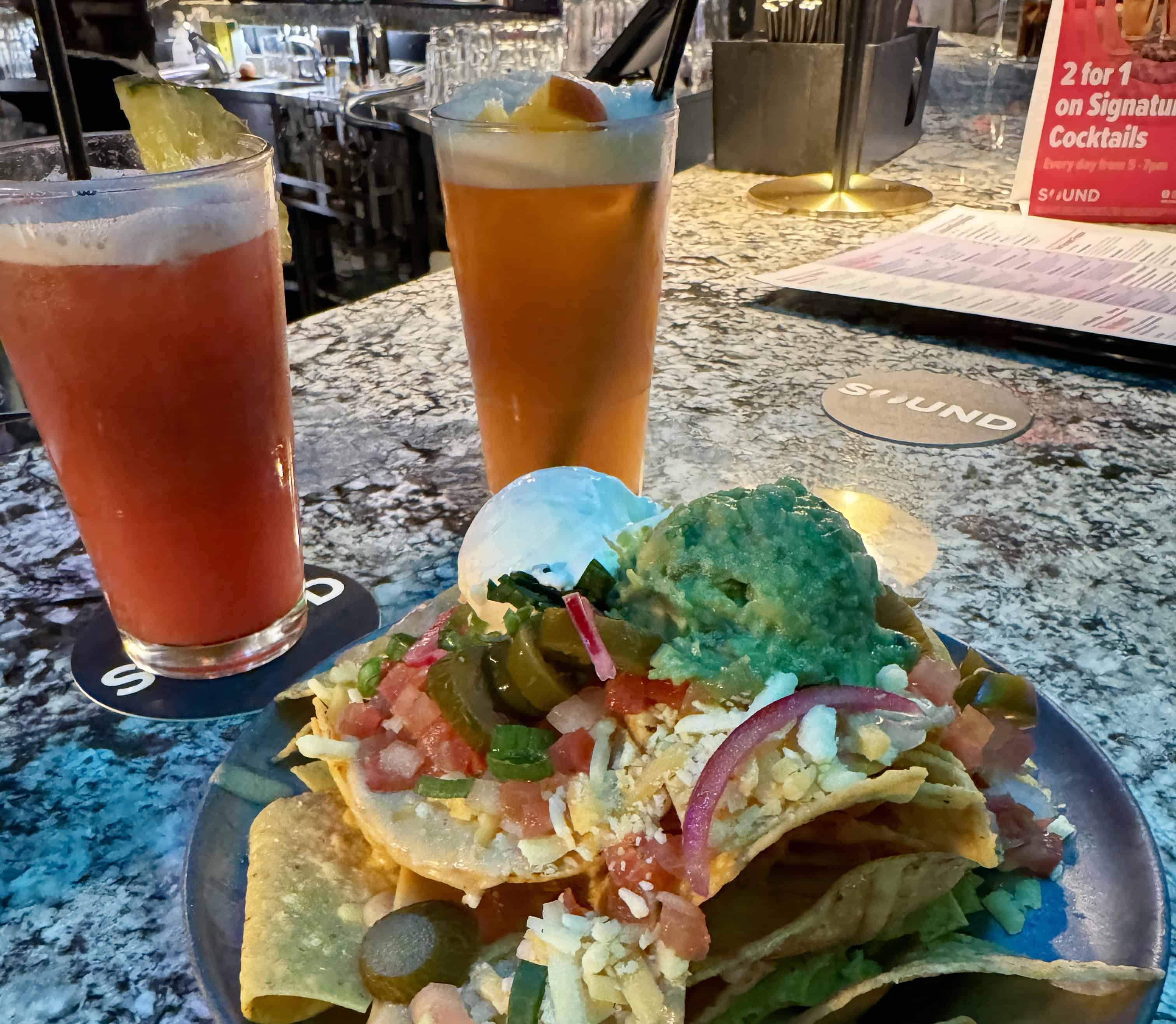 Fajitas, cocktails and live music at SOUND