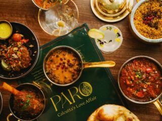 There's a varied menu including starters, mains and a huge vegetarian offering