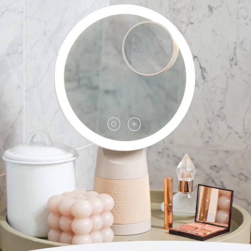 Glow Plus Mirror with built in speaker - a brilliant Mother's Day gift