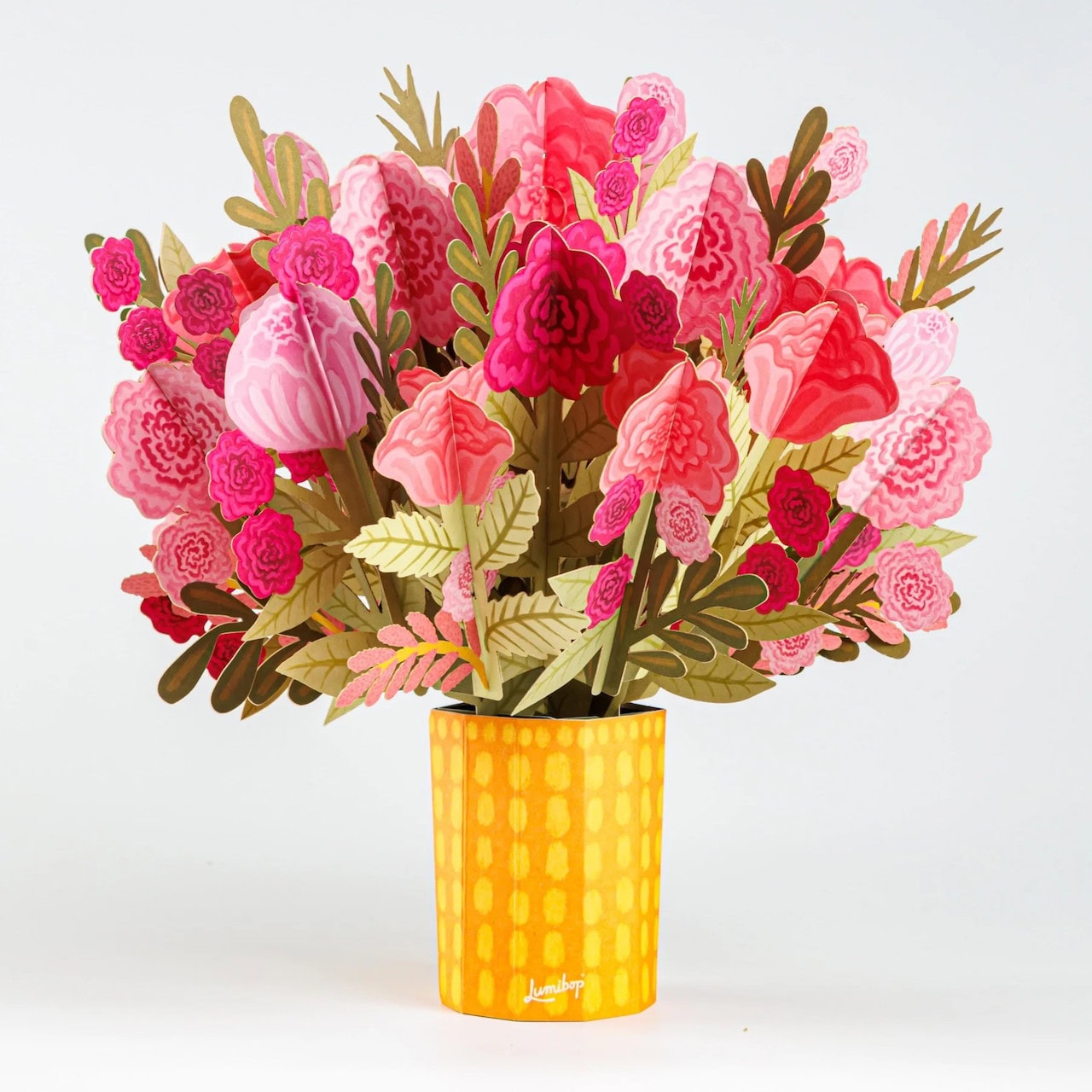 Say it with flowers and a card in one from Lumibop