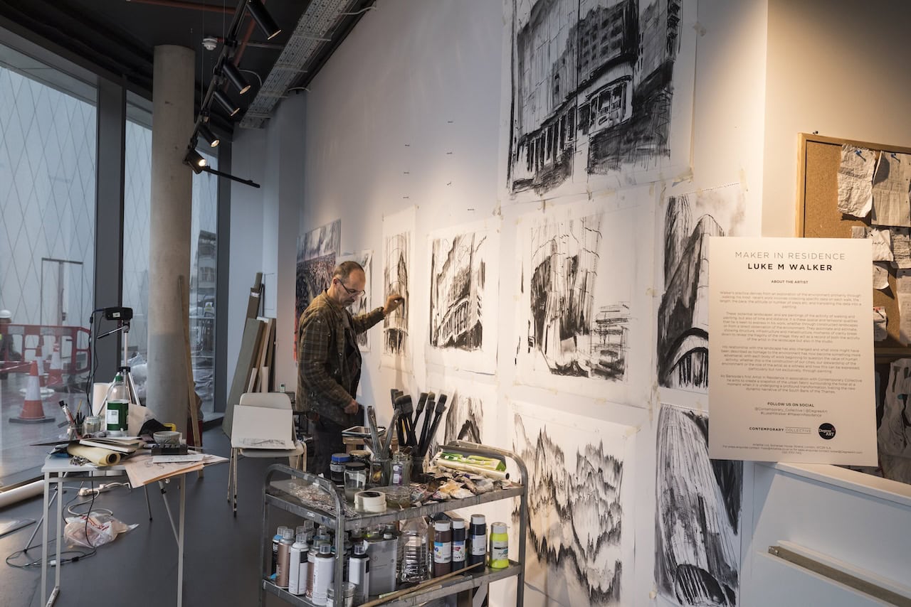 The Art Yard Studio at Bankside - a creative hub for artists to express themselves