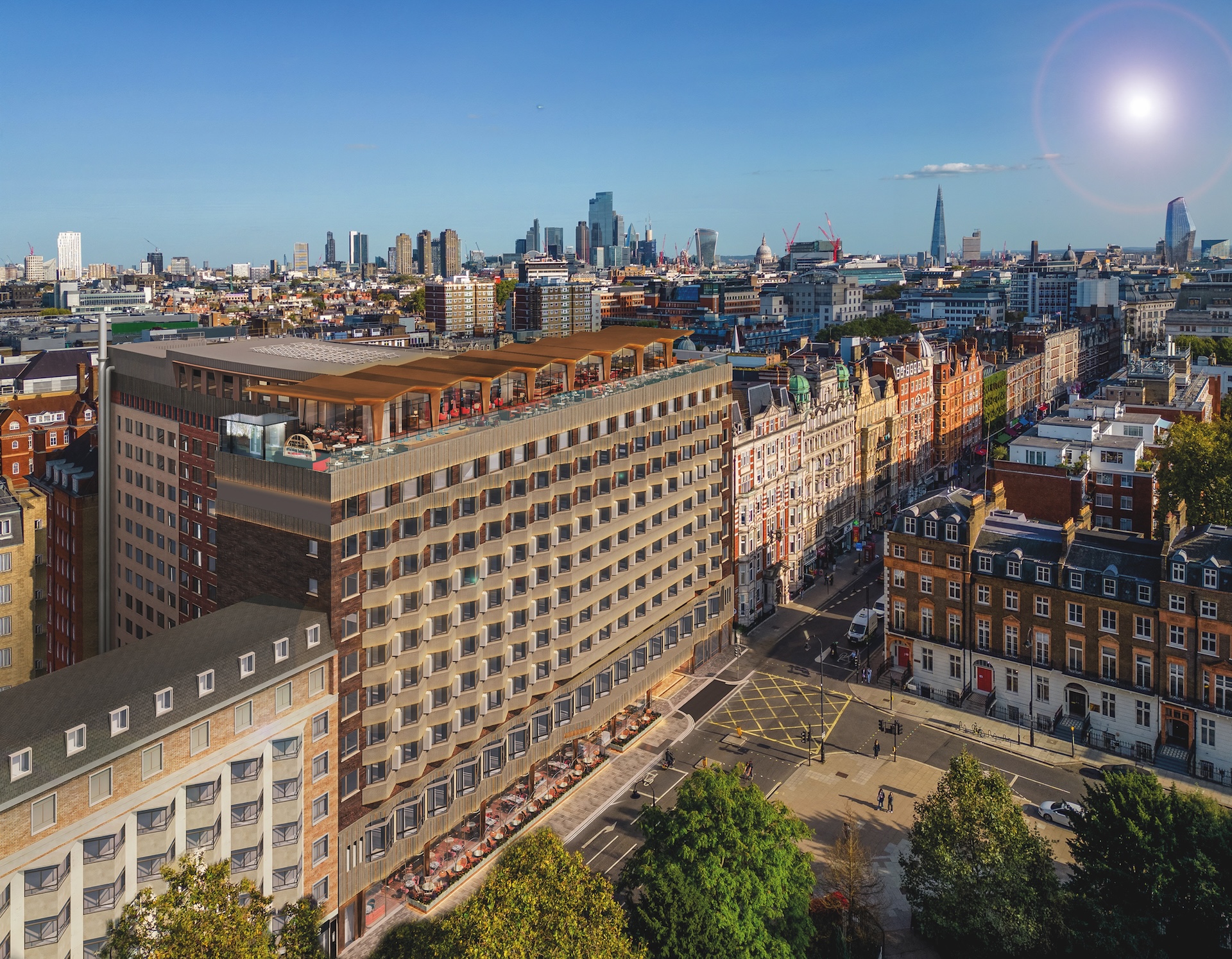 The Imperial London Aerial Exterior