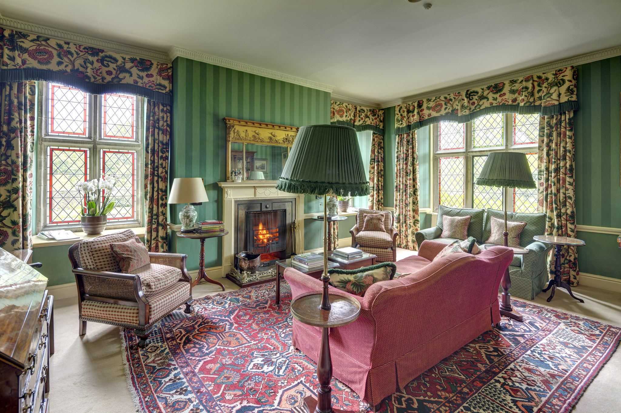 The Library at Bodysgallen Hall