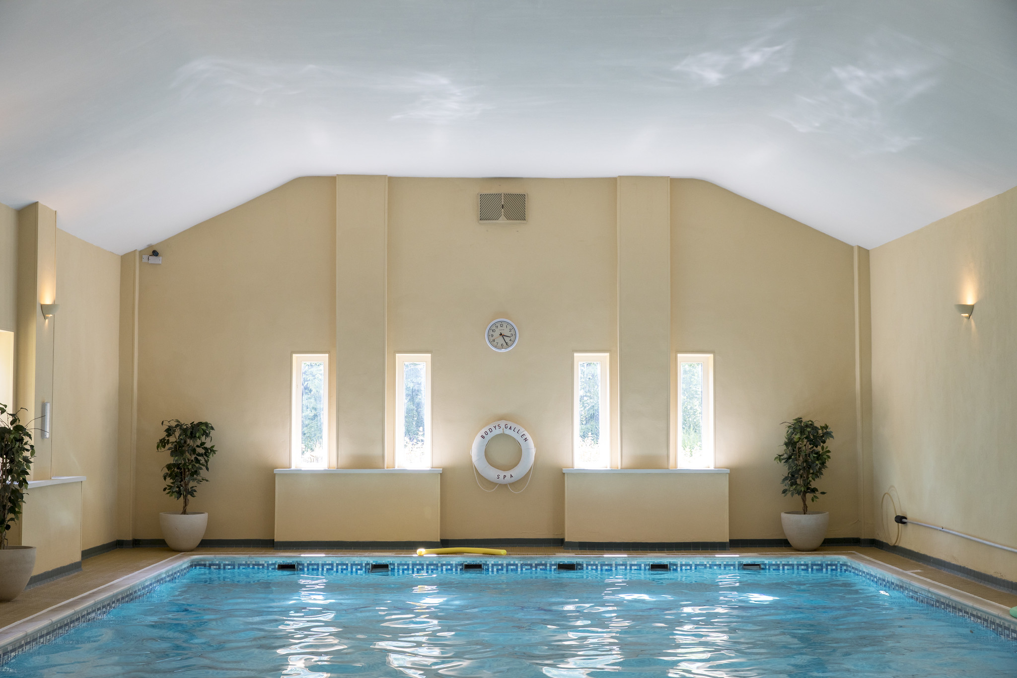 The spa boasts a 50ft swimming pool, sauna, steam room, gym, and jacuzzi