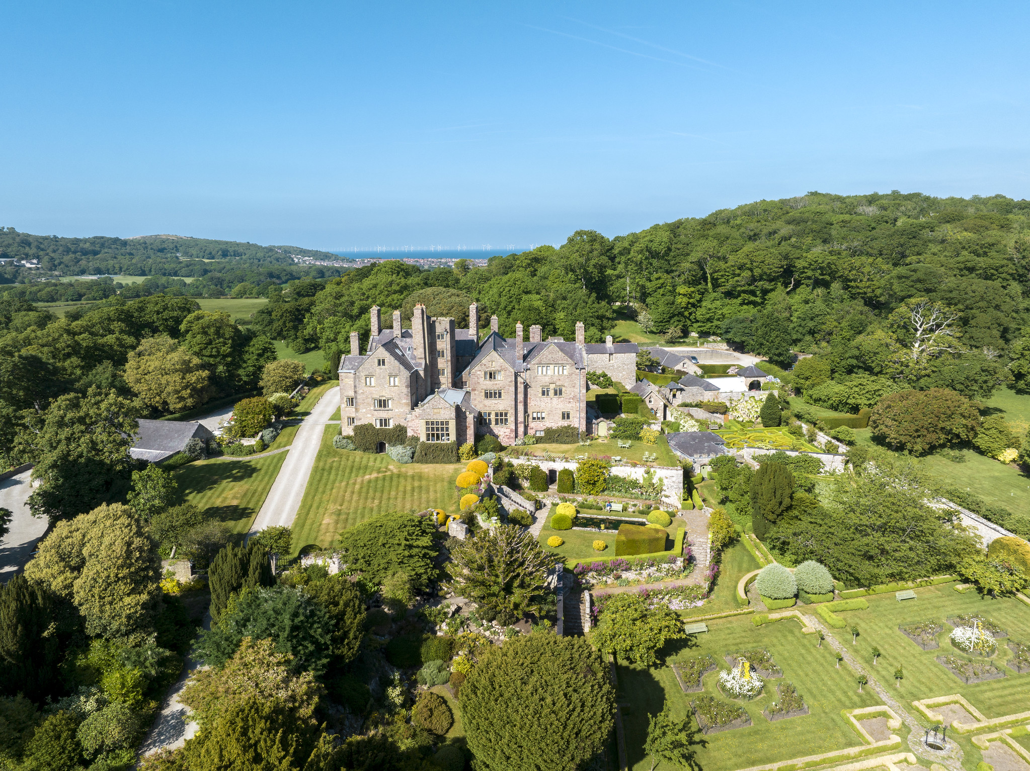 Bodysgallen Hall in Llandudno is set on Pydew Mountain (Photo Credit: Annapurna Mellor of the National Trust)