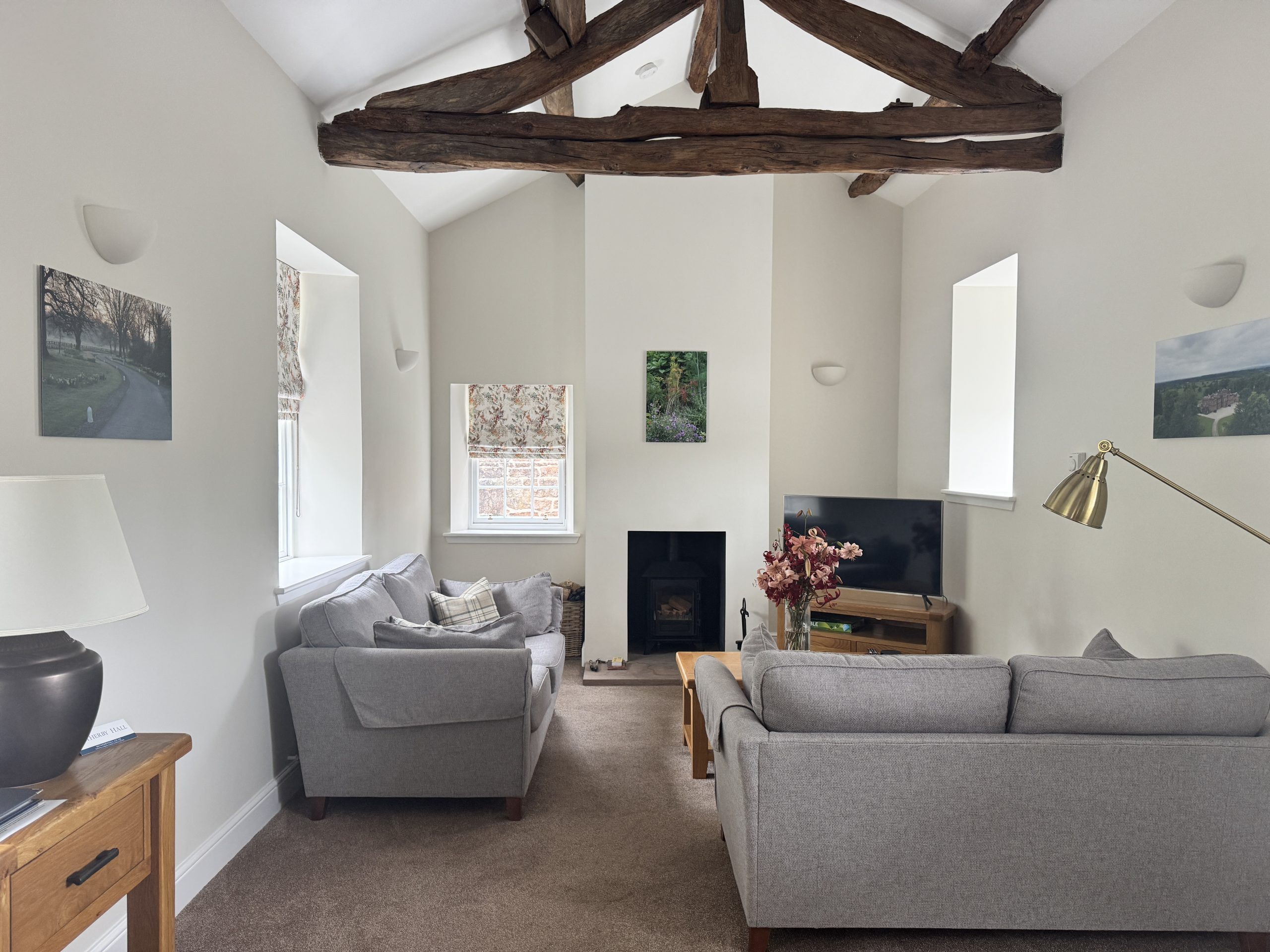 Luxury accommodation with a range of dog-friendly accommodation at Netherby Hall: Gardeners' Cottage
