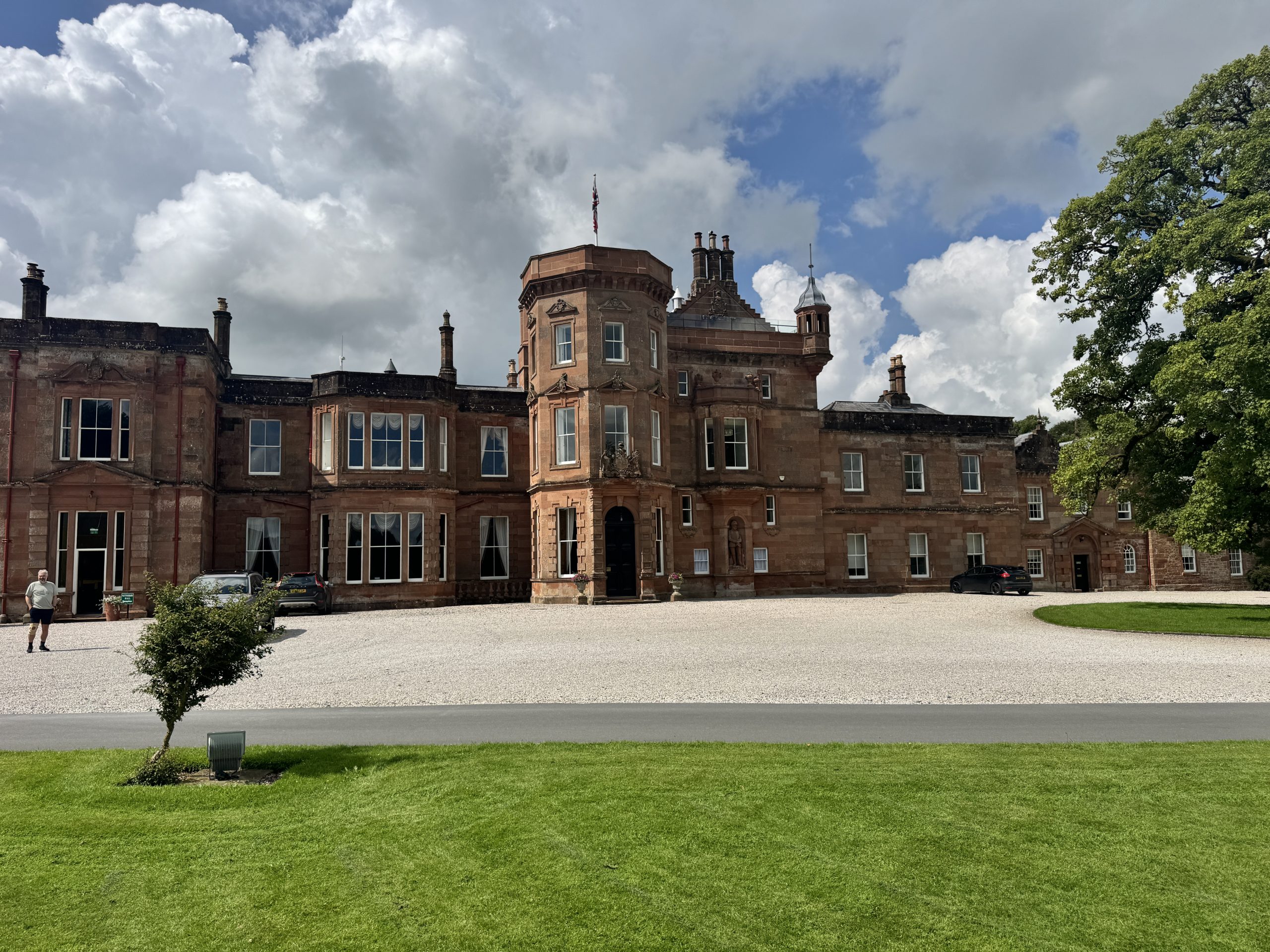 Netherby Hall has an interesting history dating back to Roman times