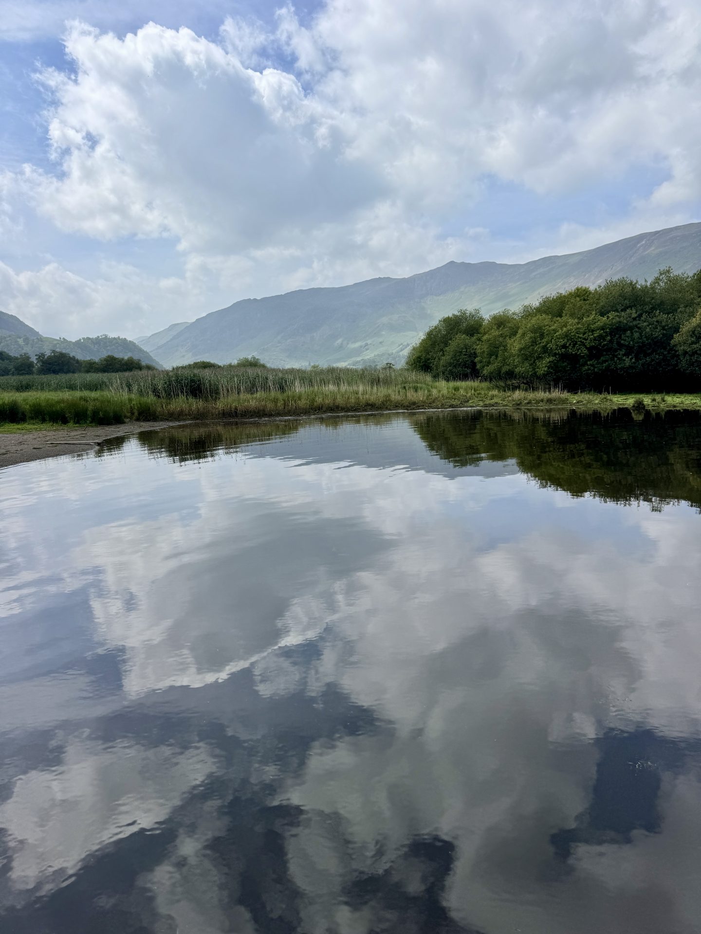 The view from Lodore Jetty waiting for The Keswick Launch - just a few minutes drive from the hotel or a 20 minutes walk