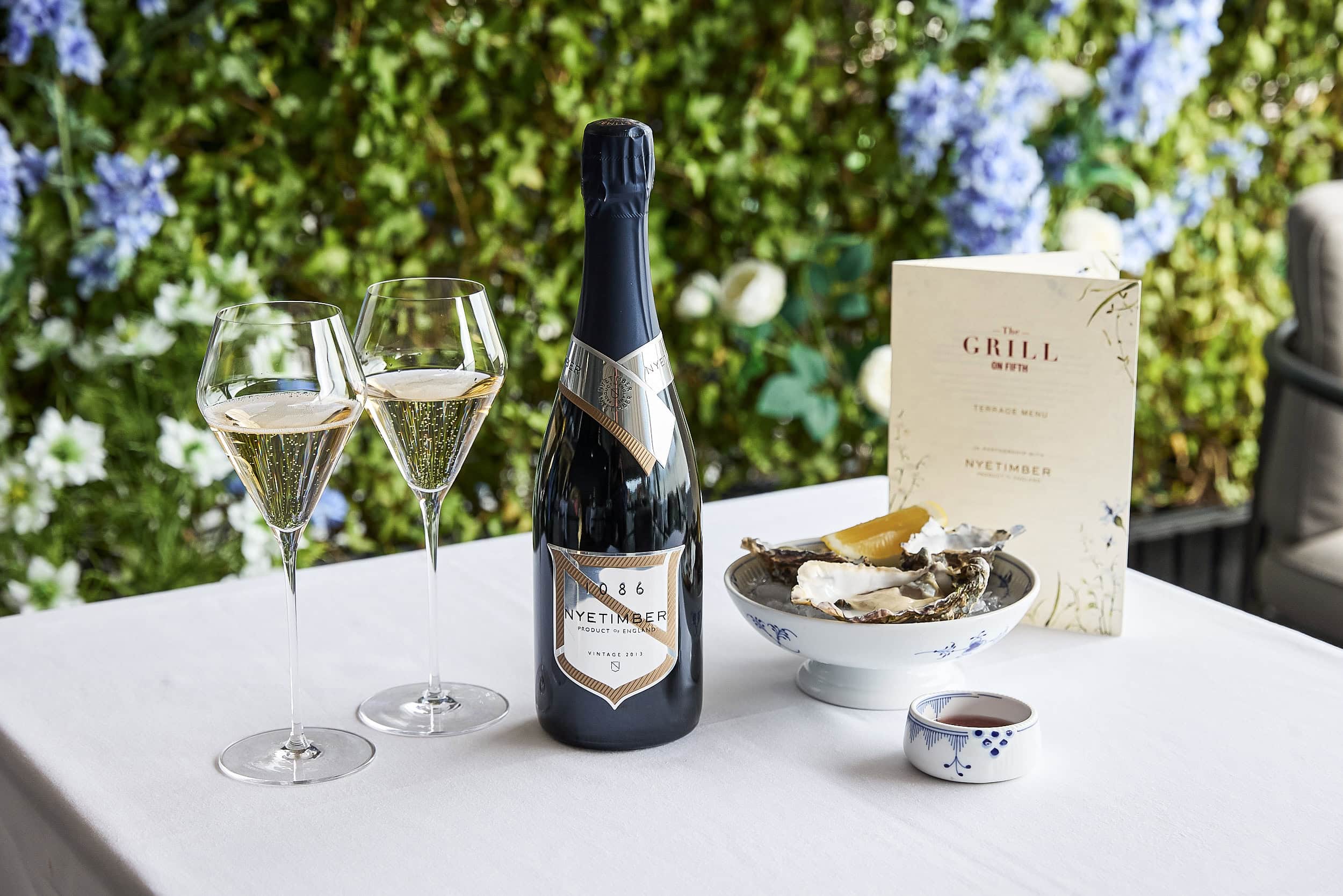 A match made in heaven. Nyetimber - The Grill On The Fifth at Harrods