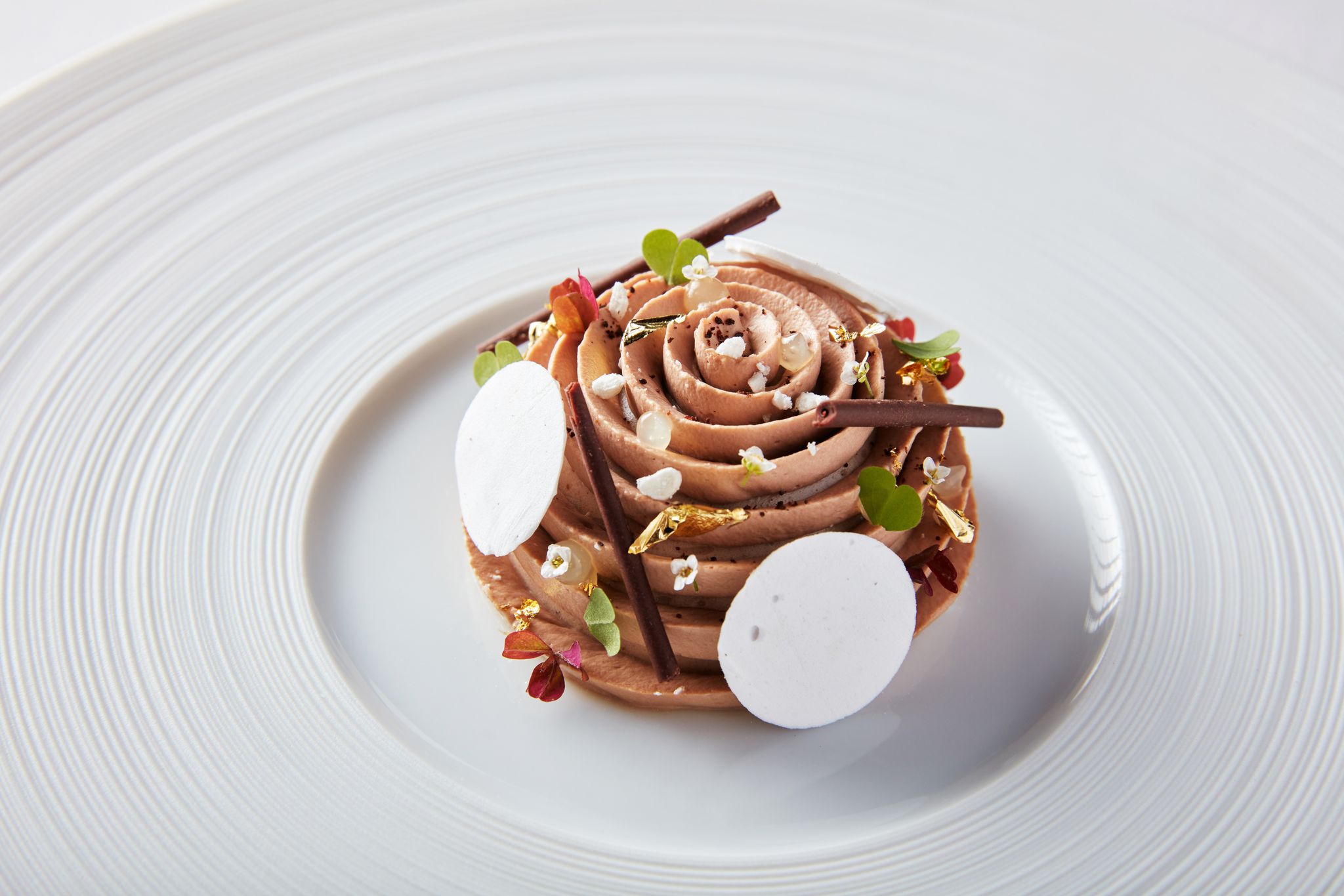 Dessert Mont Blanc - just one of the heavenly creations on the menu - Michael Caines at The Stafford