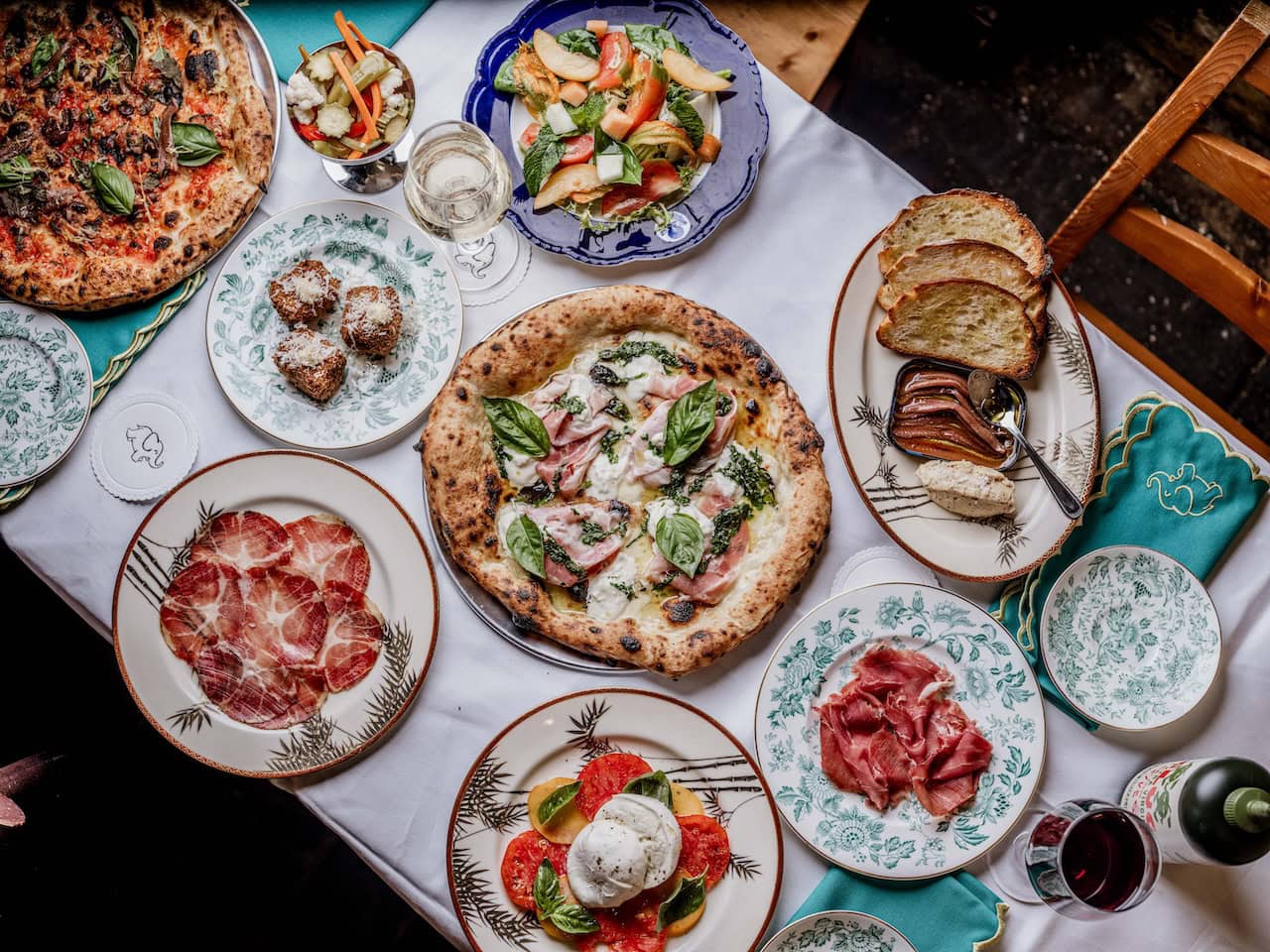 Possibly the tastiest pizza we’ve literally ever seen at Elephant Hackney (Lateef.photography)
