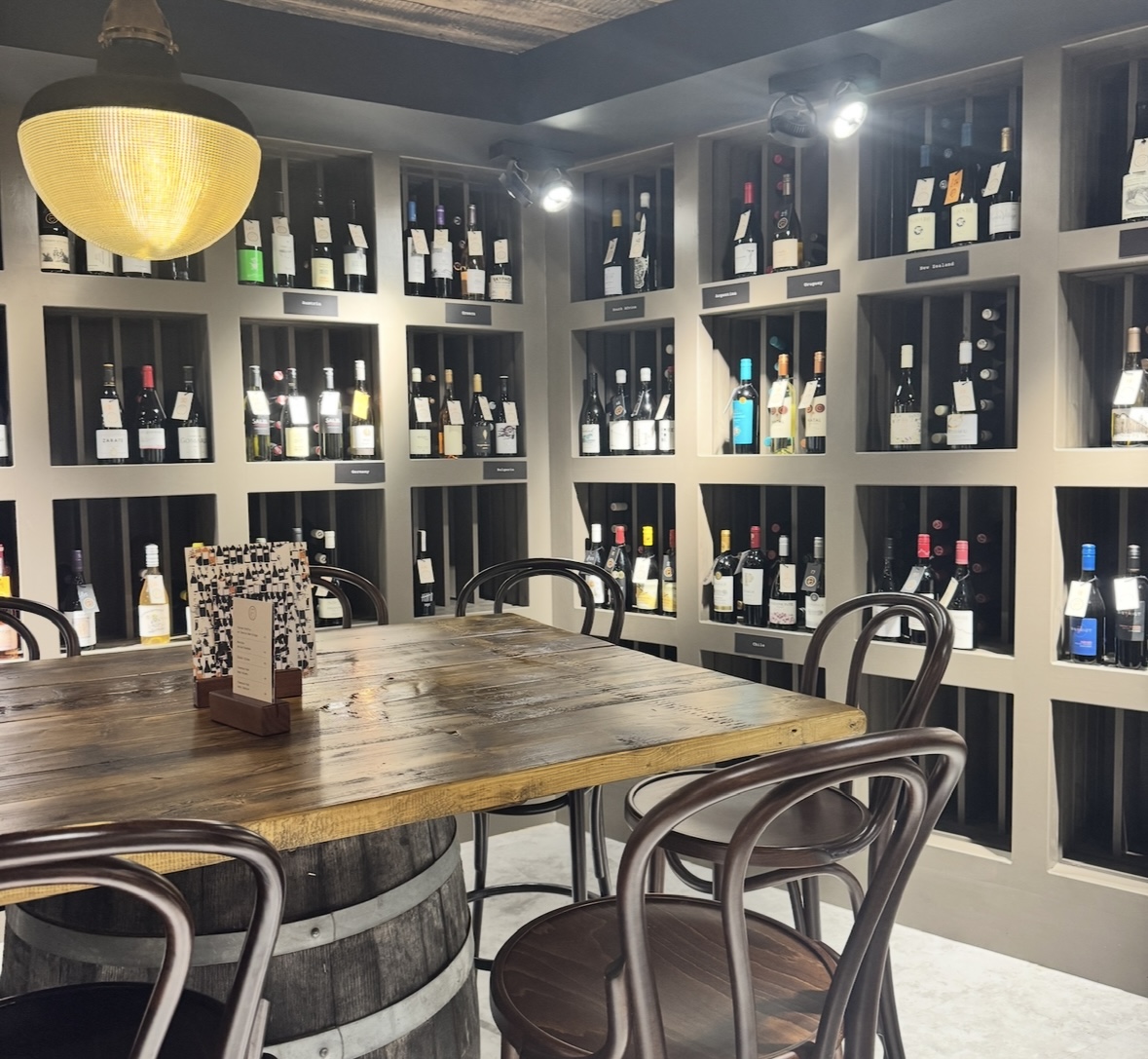 District on Park View in Whitley Bay has over 400 bottles in their bottle shop and several by the glass