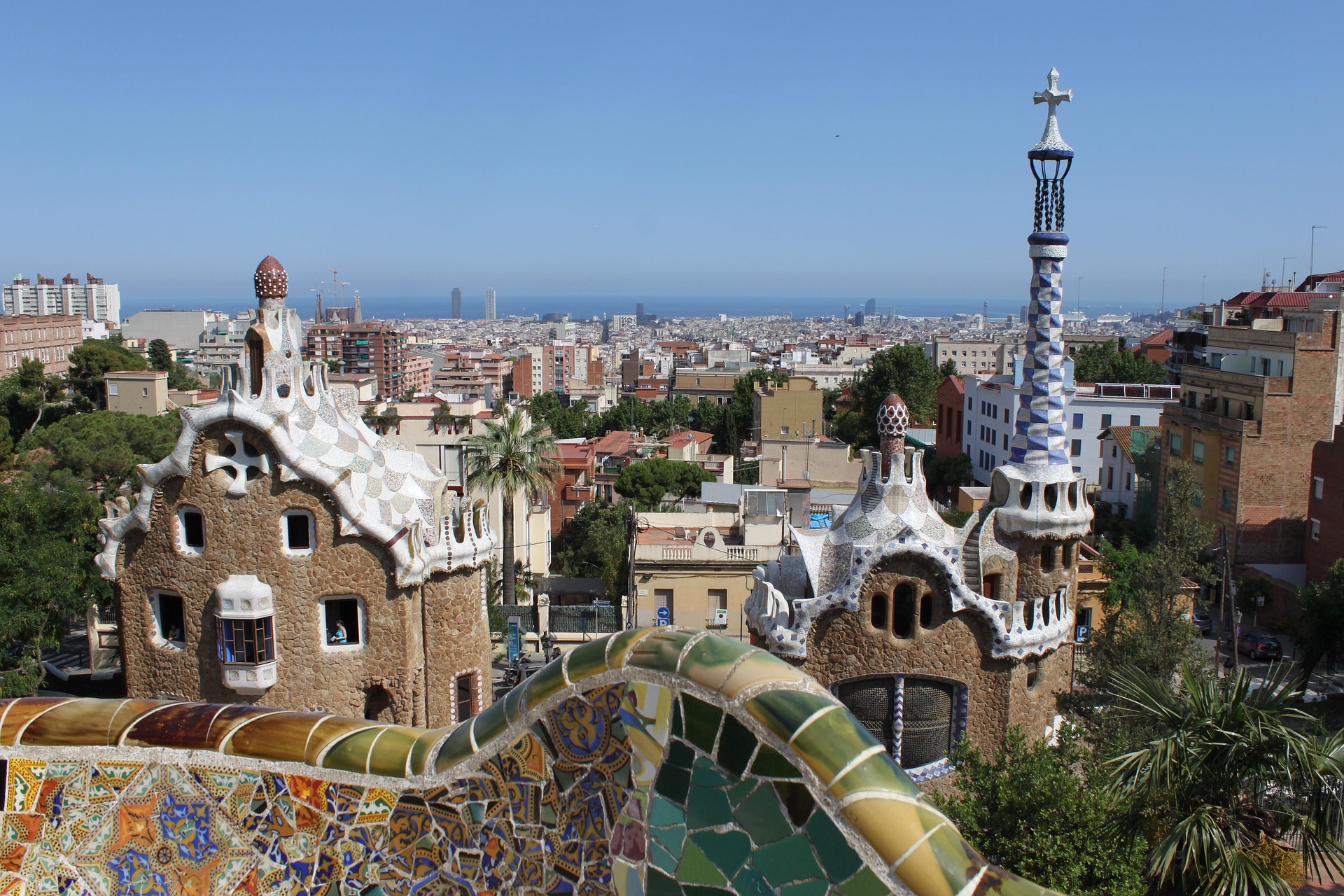 Make the most of your city break - Gaudi's Parc Guell in Barcelona