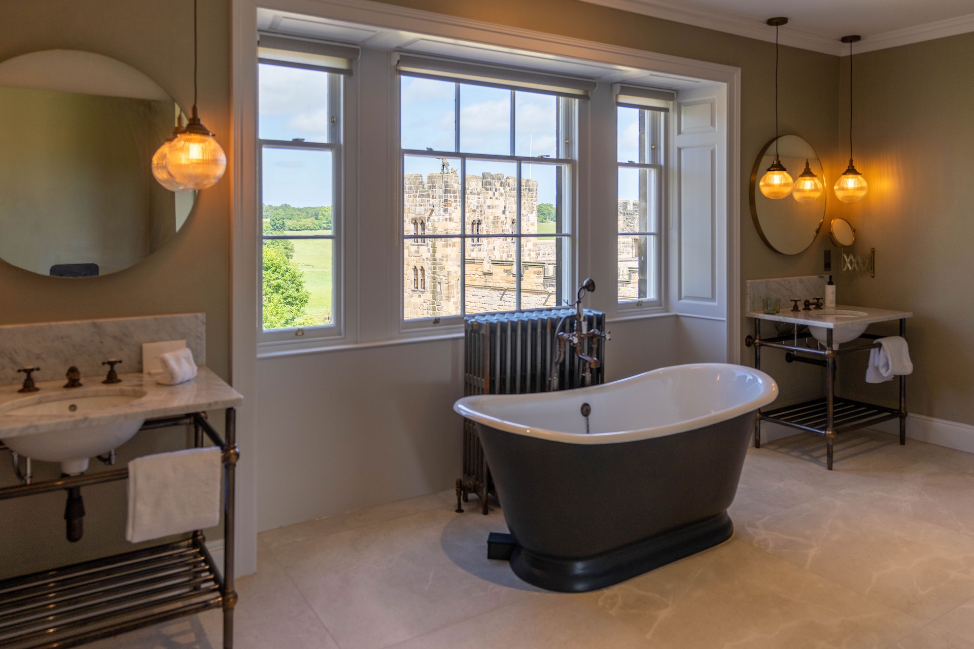 Several of the rooms at Bailiffgate Hotel benefit from incredible views of Alnwick Castle