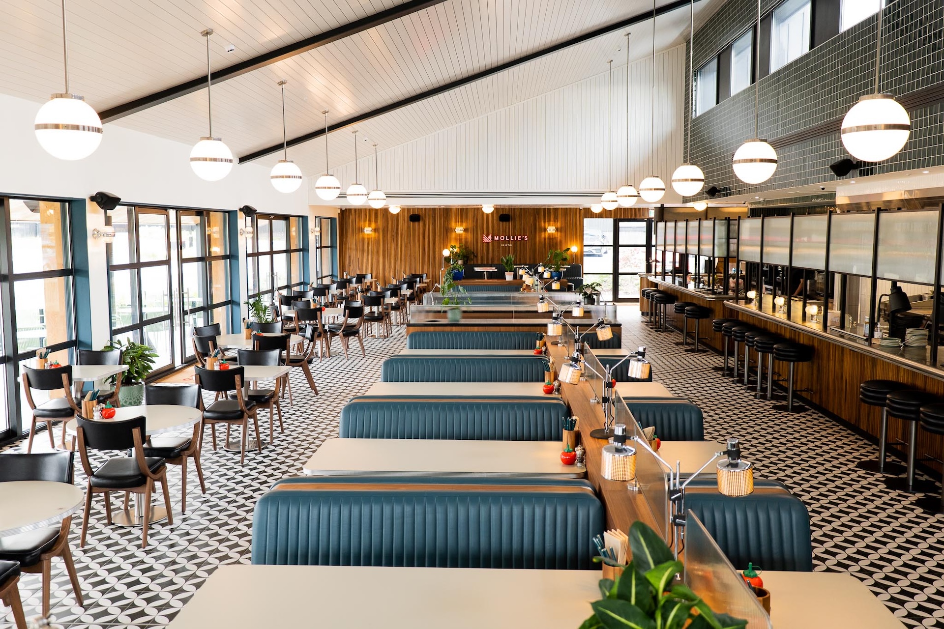 Mollie's Diner - a favourite with families. Don't leave without trying their milkshakes