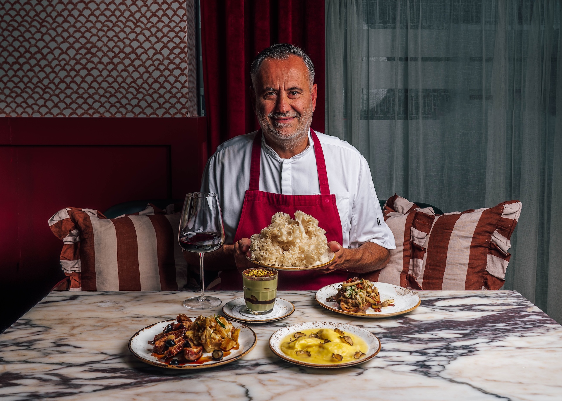 The new mushroom menu has been curated by Head Chef Maurilio Molteni
