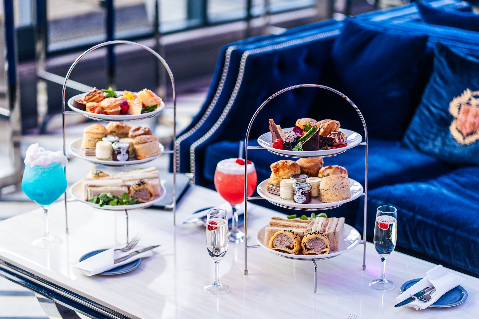 An incredible setting awaits for Afternoon Tea at ABOVE with stunning views from the rooftop terrace across the Tyne