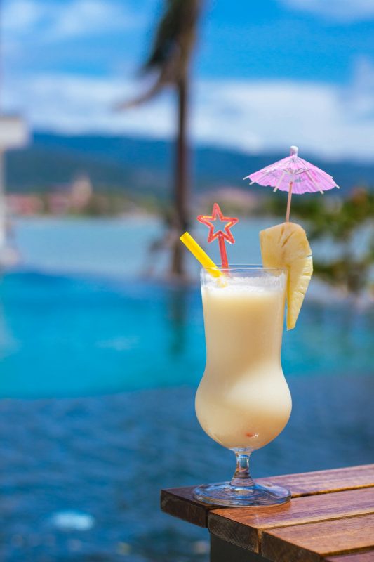 A non-alcoholic pina colada is the perfect mocktail for the holiday season
