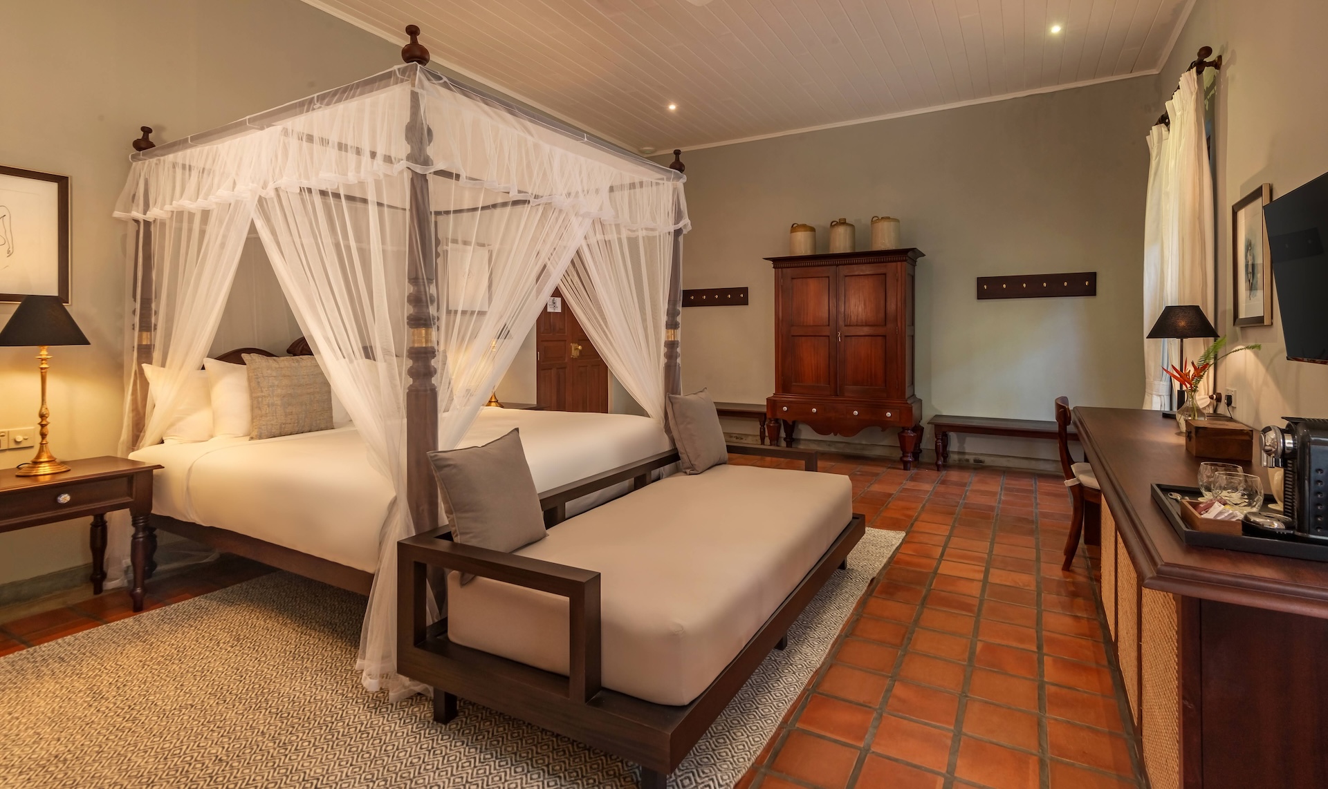 There are just 7 exclusive rooms at this beautiful boutique manor