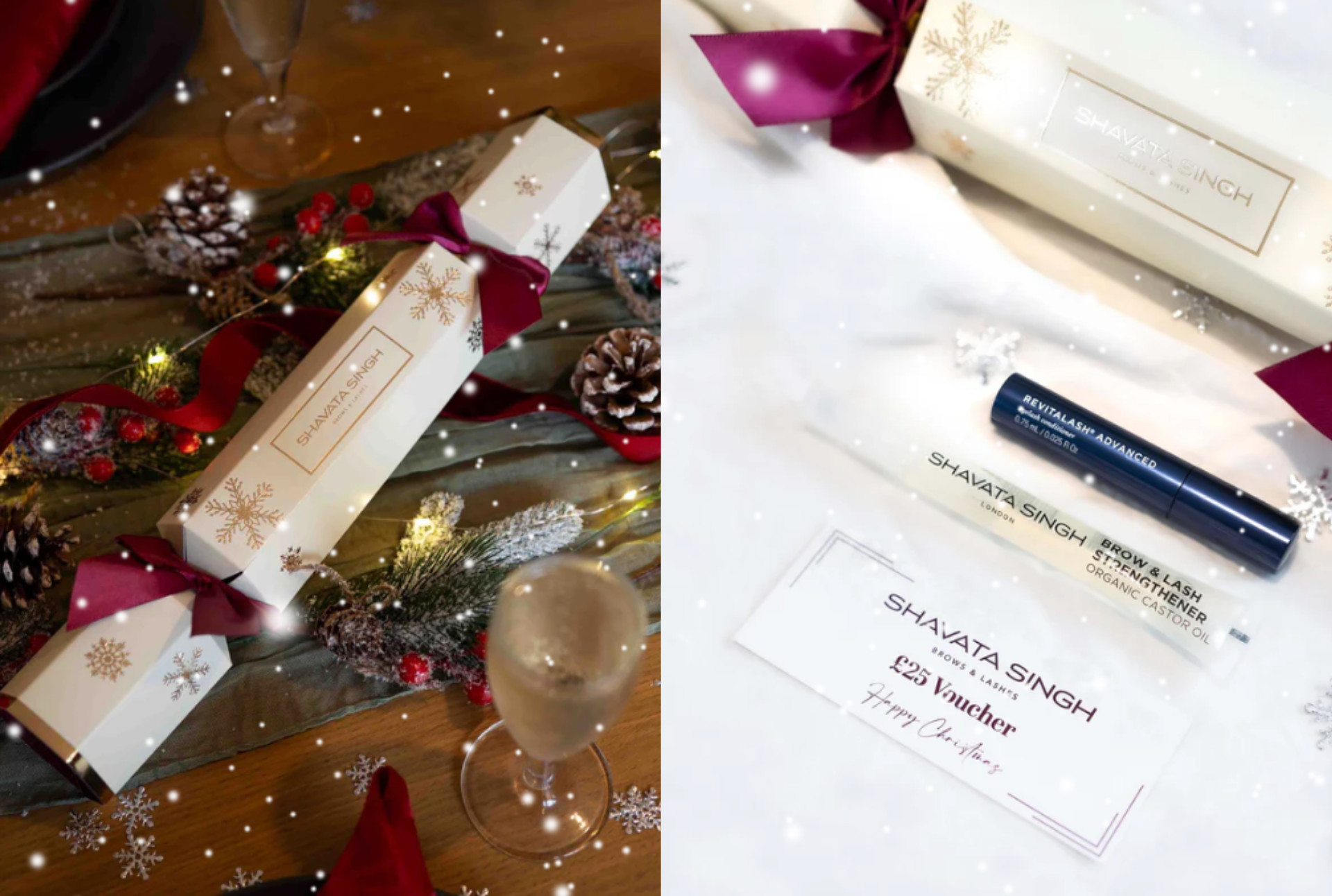 Shavata Singh Limited Edition Brow & Lash Christmas Crackers