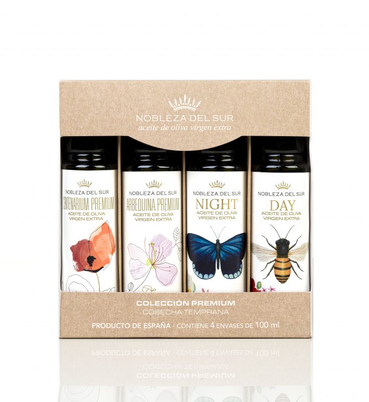 The Nobleza Del Sur 4 pack of oils from The Olive Boffin - perfect for the home chef!