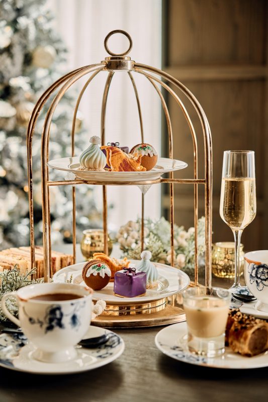Pan Pacific's Festive Afternoon Tea includes spiced parsnip veloute and roast turkey sandwiches